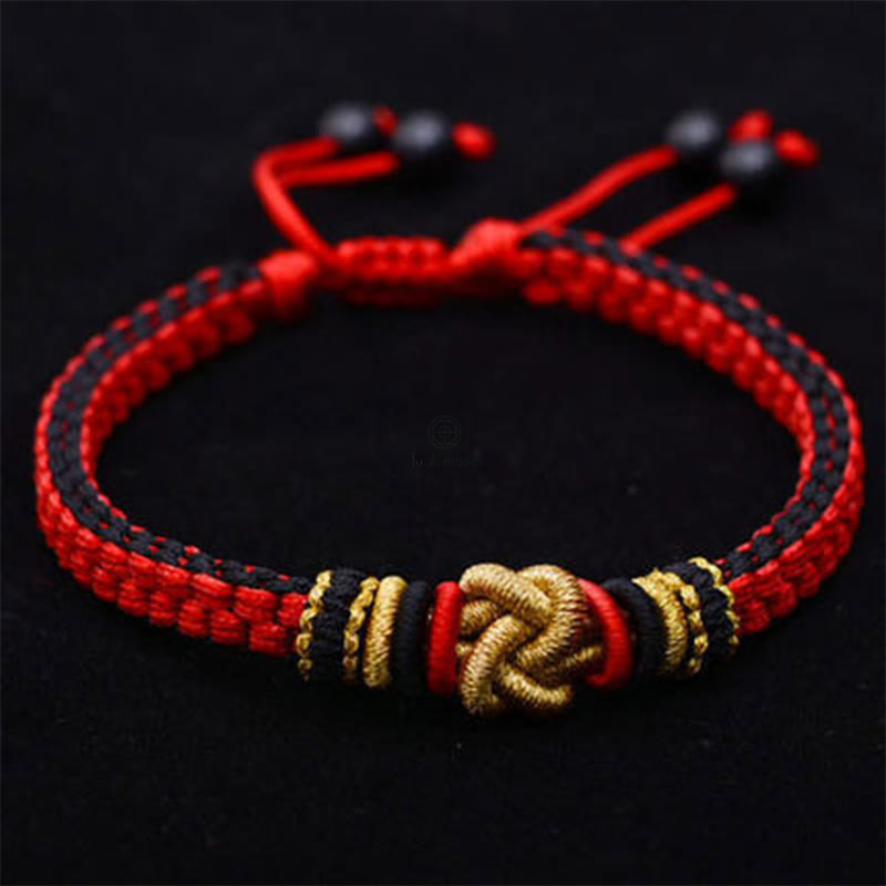 Colorful Rope Lucky Luck Muse Handmade Bracelet with True Love Knot - Image 7