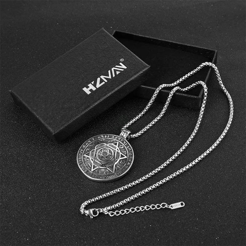 Luck Muse Hexagonal Star Protection Necklace - Image 10