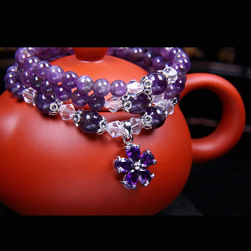 Tibetan Amethyst Blessing Bracelet by Luck Muse Shop - Image 5