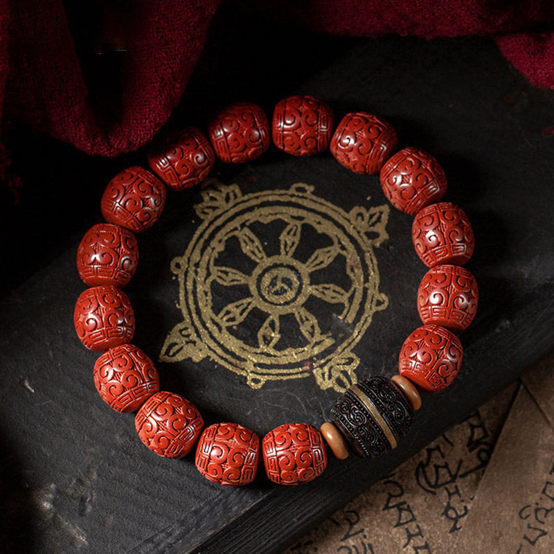 Cinnabar Ebony Blessing Bracelet from Luck Muse Shop - Image 11