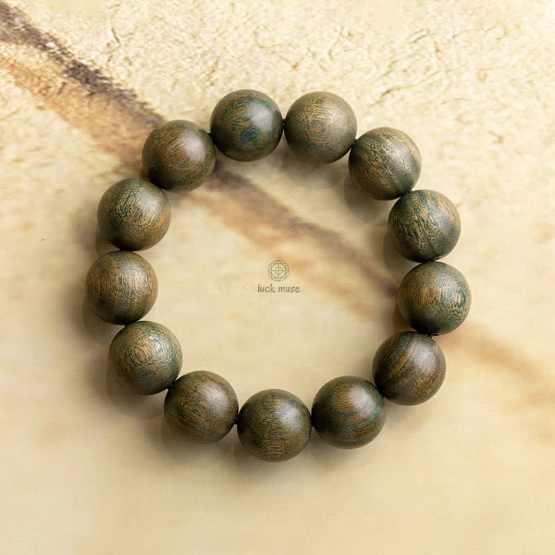 Tibetan Green Sandalwood Healing Bracelet by Luck Muse Shop - Image 17