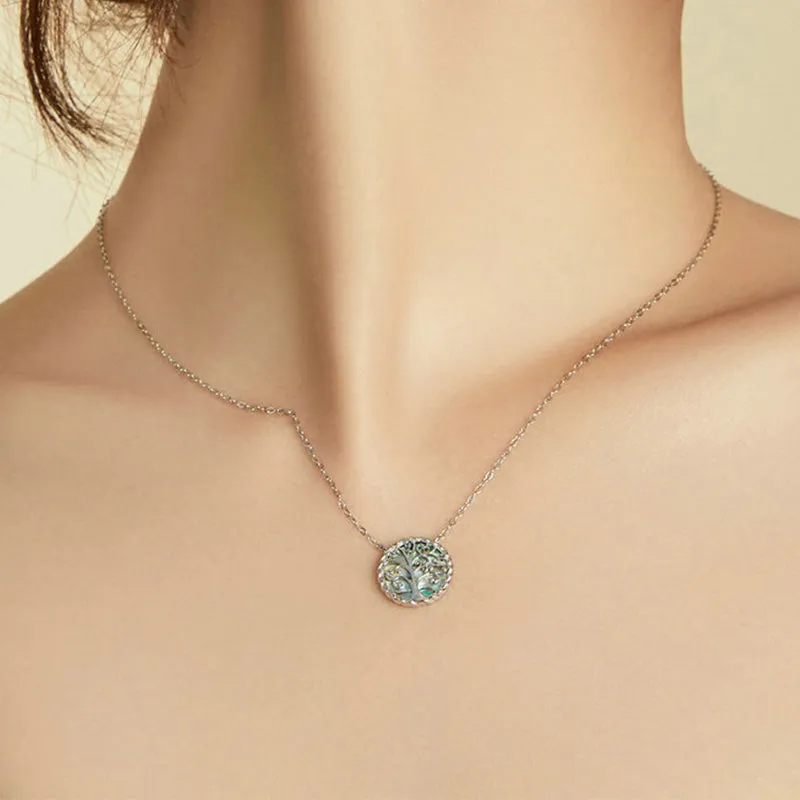 925 Sterling Silver Tree of Life Creation Necklace Pendant - Image 5
