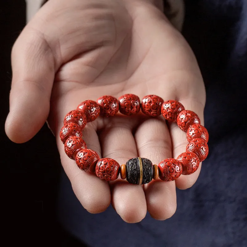 Cinnabar Ebony Blessing Bracelet from Luck Muse Shop - Image 5