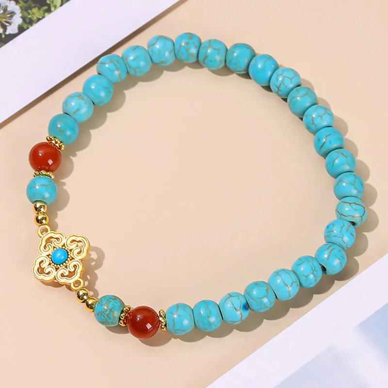 Buddha Turquoise Bead Balance Bracelet for Protection - Image 4