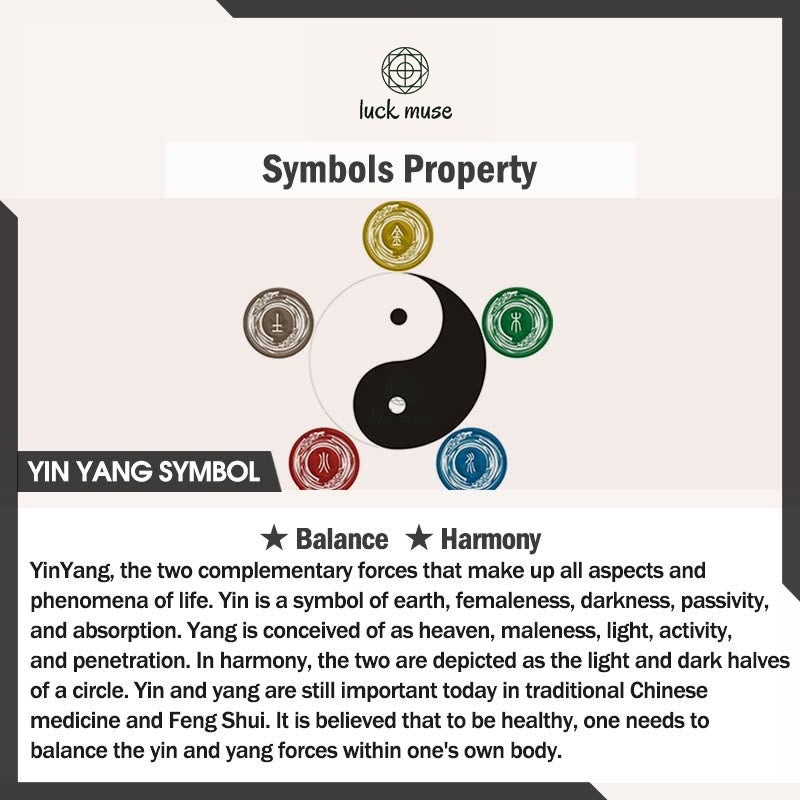 Yin Yang Engraved Ebony Wood Gourd Bracelet with Chinese Characters - Image 12