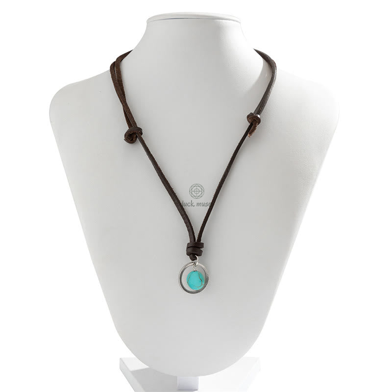 Luck Muse Turquoise Protection Necklace - Image 7