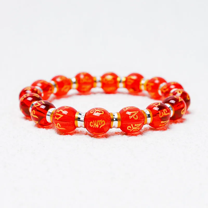 Luck Muse Feng Shui Green Mantra Bracelet - Image 14