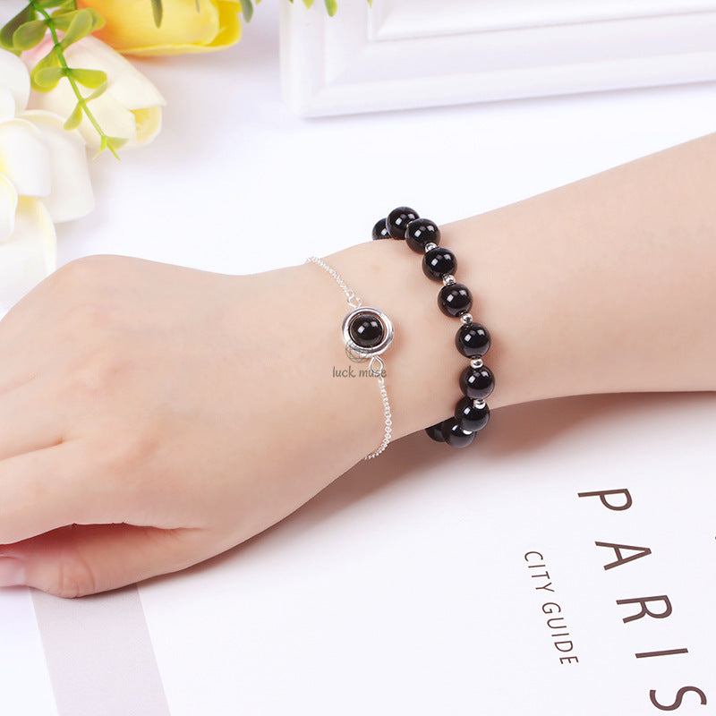Sun Stone and Strawberry Quartz Crystal Bracelet for Positivity - Image 23
