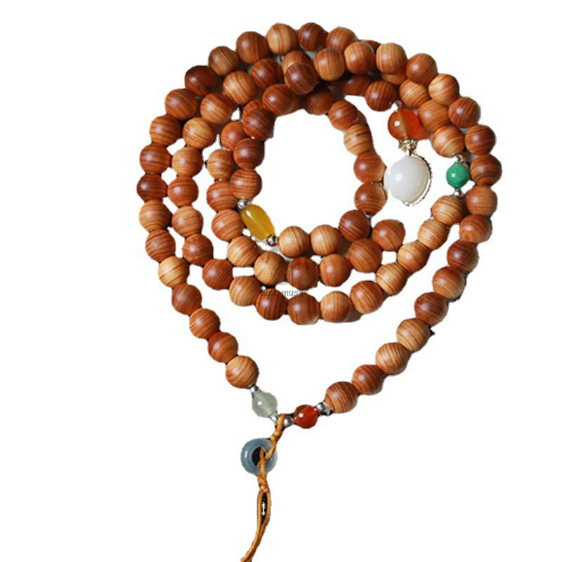 Rosewood Tibetan Mala Healing Necklace Bracelet by Luck Muse Shop - Image 8