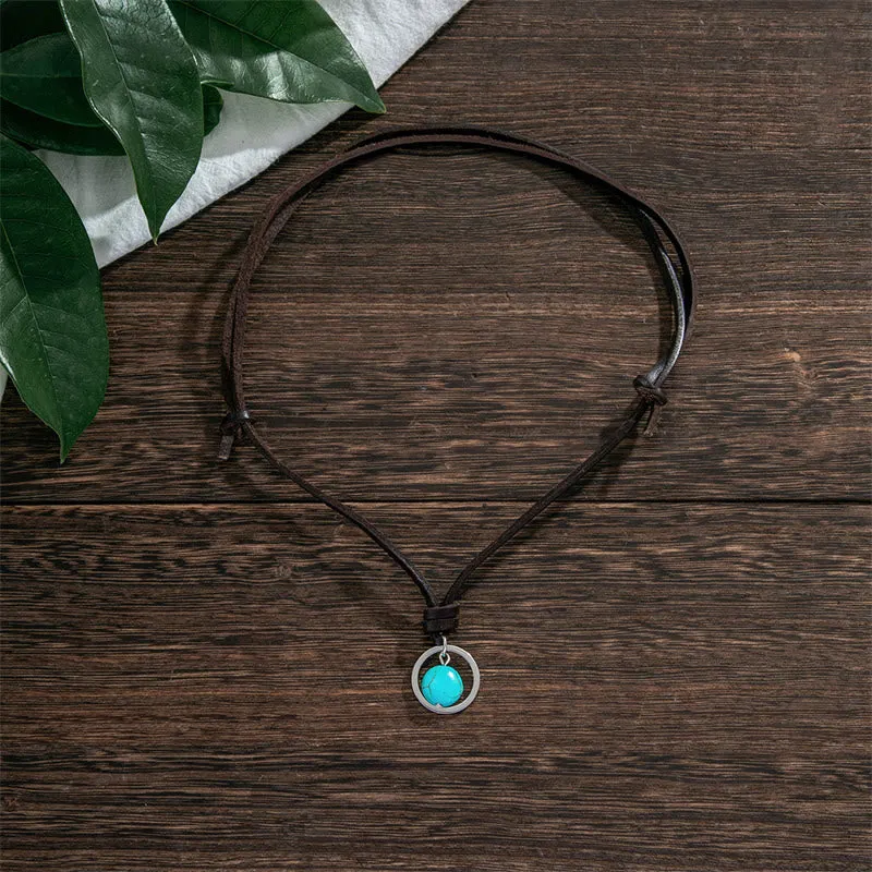 Luck Muse Turquoise Protection Necklace - Image 3