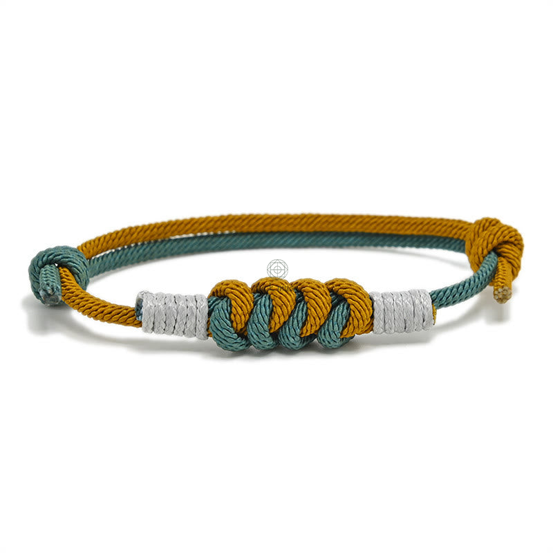 Samsara Knot Strength Reincarnation Knot Braid String Bracelet with Simple Design - Image 20