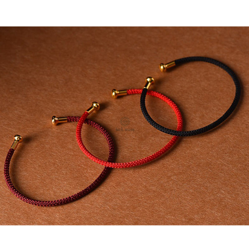 Luck Muse Handmade Luck Braid Cuff Bracelet - Image 14