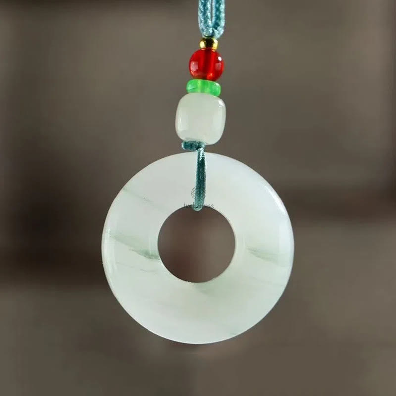 Natural Jade Luck Muse Prosperity Necklace Pendant - Image 8