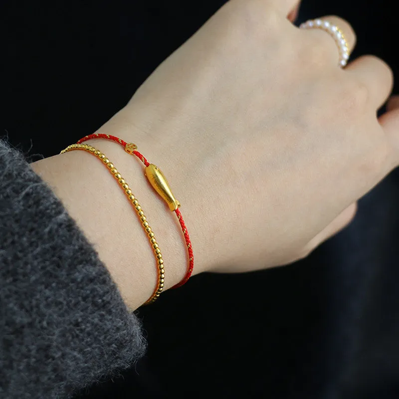 Braided Koi Fish Luck Wealth Bracelet with 14K Gold Plating by Luck Muse Shop - Image 10