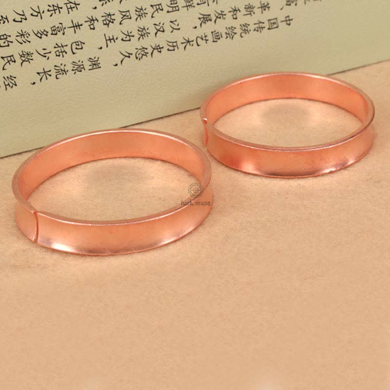 Copper Wealth and Luck Cuff Bracelet - Luck Muse Shop - Image 7