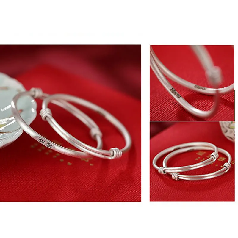Luck Muse 999 Sterling Silver Kids Child Bracelet for Peace, Joy, and Protection - Image 6