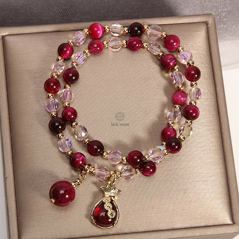 Tiger Eye Pixiu Fox Protection Double Wrap Bracelet - Image 13
