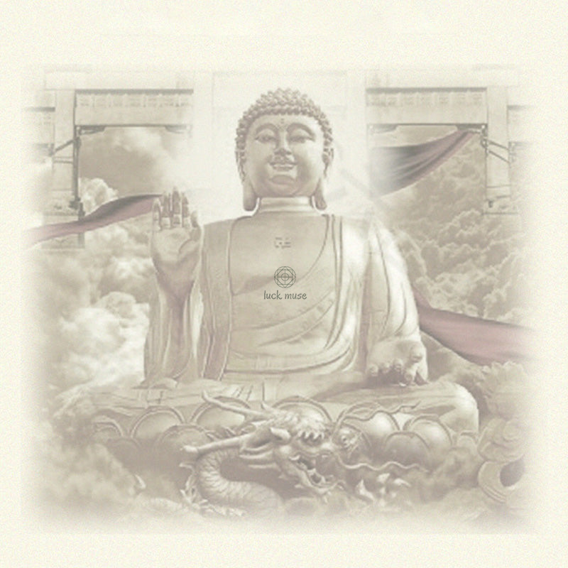 Tathagata Buddha Dragon Jade Amulet Serenity Necklace - Image 12