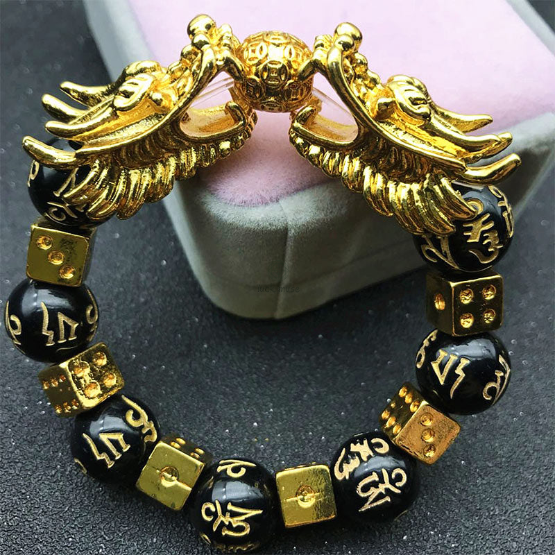 Luck Muse Double Dragon Prosperity Bracelet - Image 8