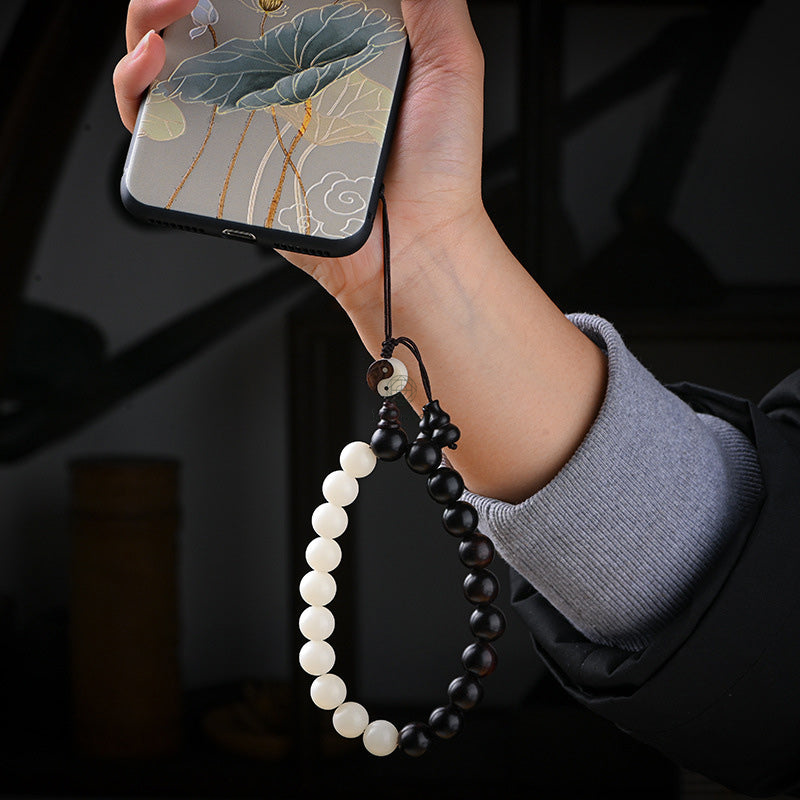 Luck Muse Ebony YinYang Protection Bracelet - Decorative Piece - Image 8