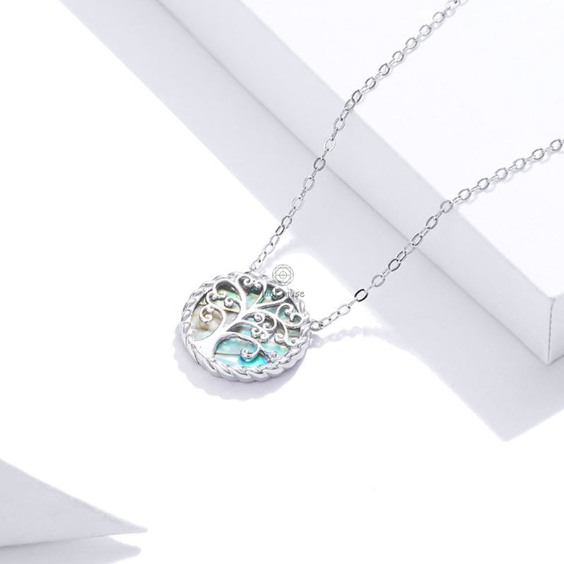925 Sterling Silver Tree of Life Creation Necklace Pendant - Image 12