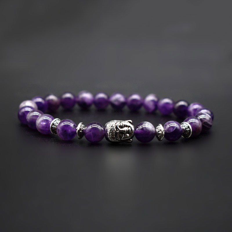 Amethyst Buddha Love Healing Bracelet - Image 4