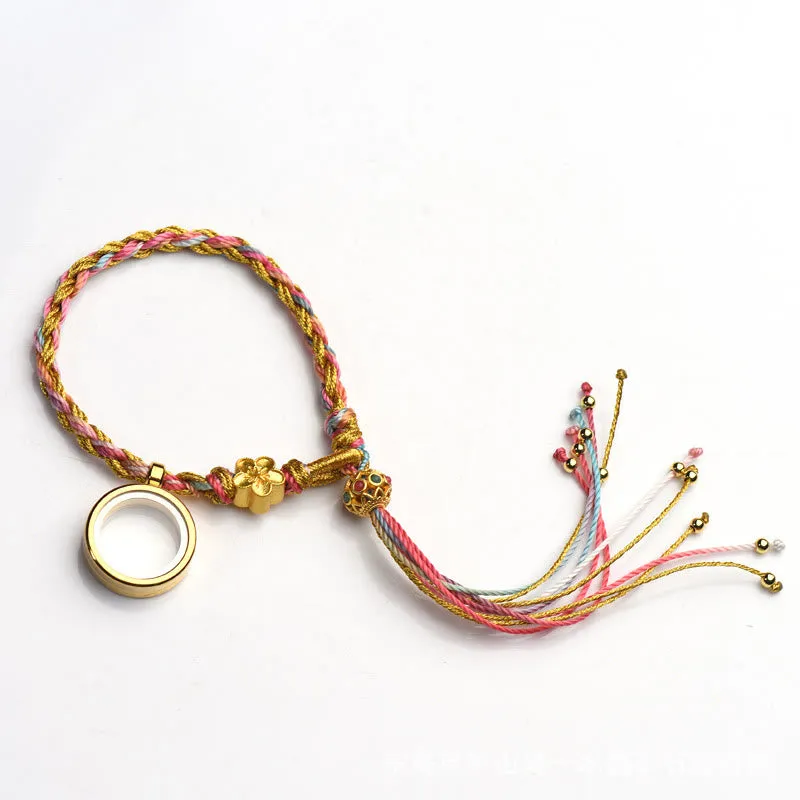Tibetan Handmade Luck String Bracelet with Luck Muse, Single/Double Wrap - Image 10
