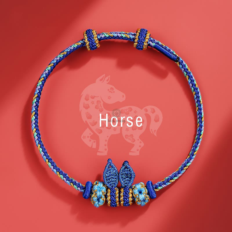 Braided Bracelet: Handmade Year of the Dragon Chinese Zodiac Luck Luck Muse - Image 18