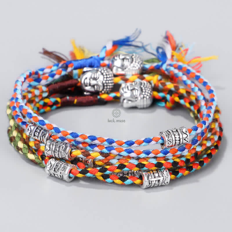Buddha Head Serenity Stone Bracelet - Image 2