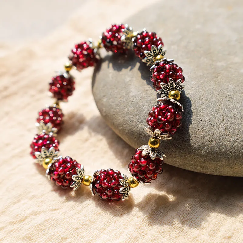 Luck Muse Garnet Healing Bracelet - Image 4