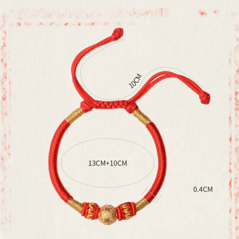 Luck Muse 999 Sterling Silver Round Copper Coin Bracelet for Protection and Luck - Image 8