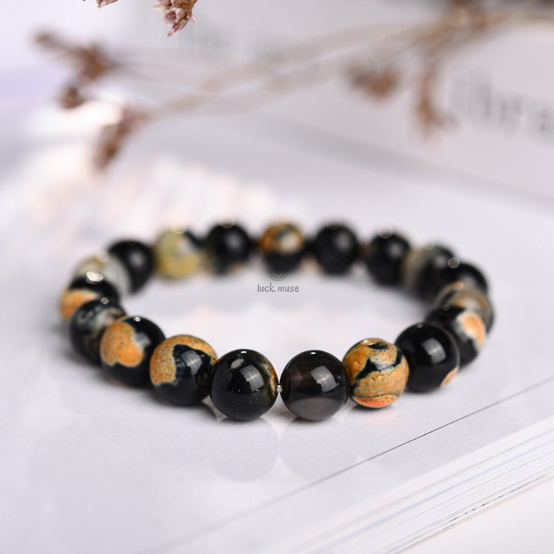 Agate and Black Onyx Protection Bracelet by Luck Muse Shop - Image 8