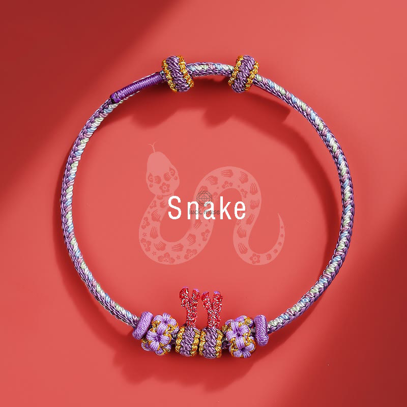 Braided Bracelet: Handmade Year of the Dragon Chinese Zodiac Luck Luck Muse - Image 17