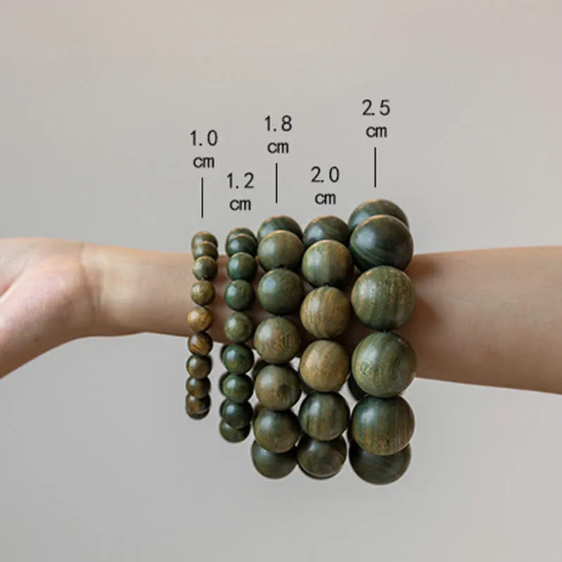 Tibetan Green Sandalwood Healing Bracelet by Luck Muse Shop - Image 23