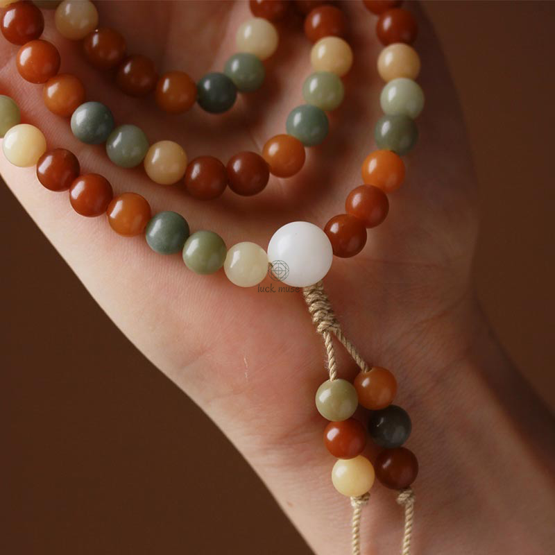 Bodhi Seed Harmony Wisdom Mala Bracelet by Luck Muse Shop - Image 5