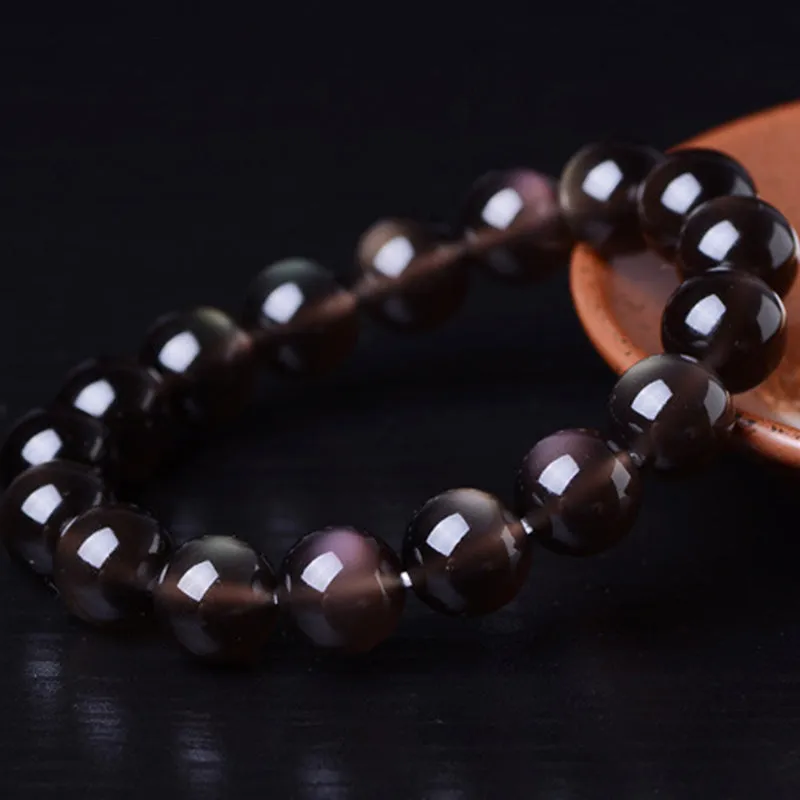 Luck Muse Rainbow Obsidian Bracelet - Image 2