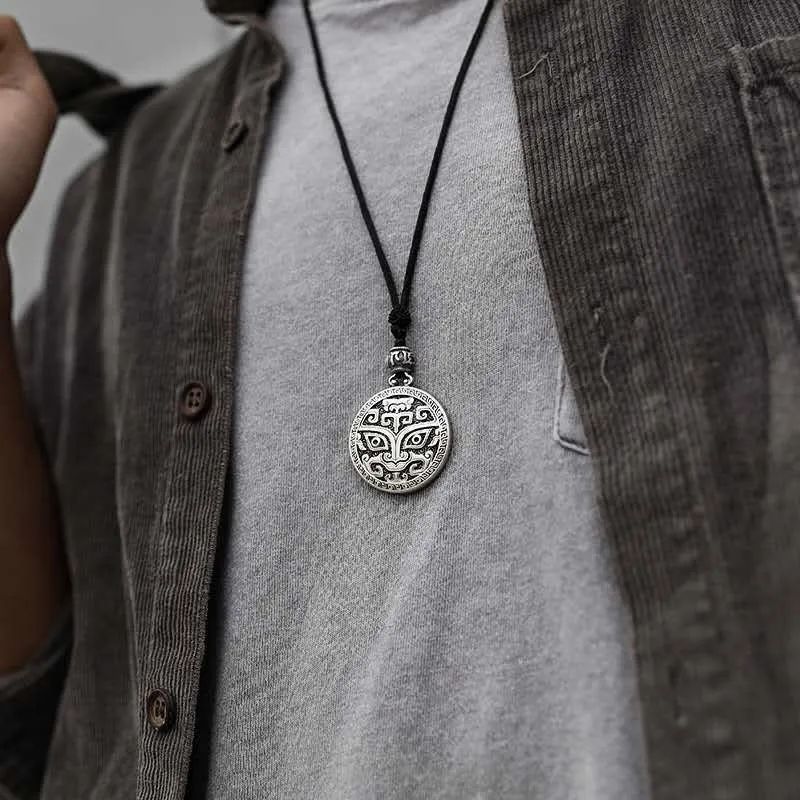 Feng Shui Taotie Wealth Mythical Creature Necklace Pendant - Image 2