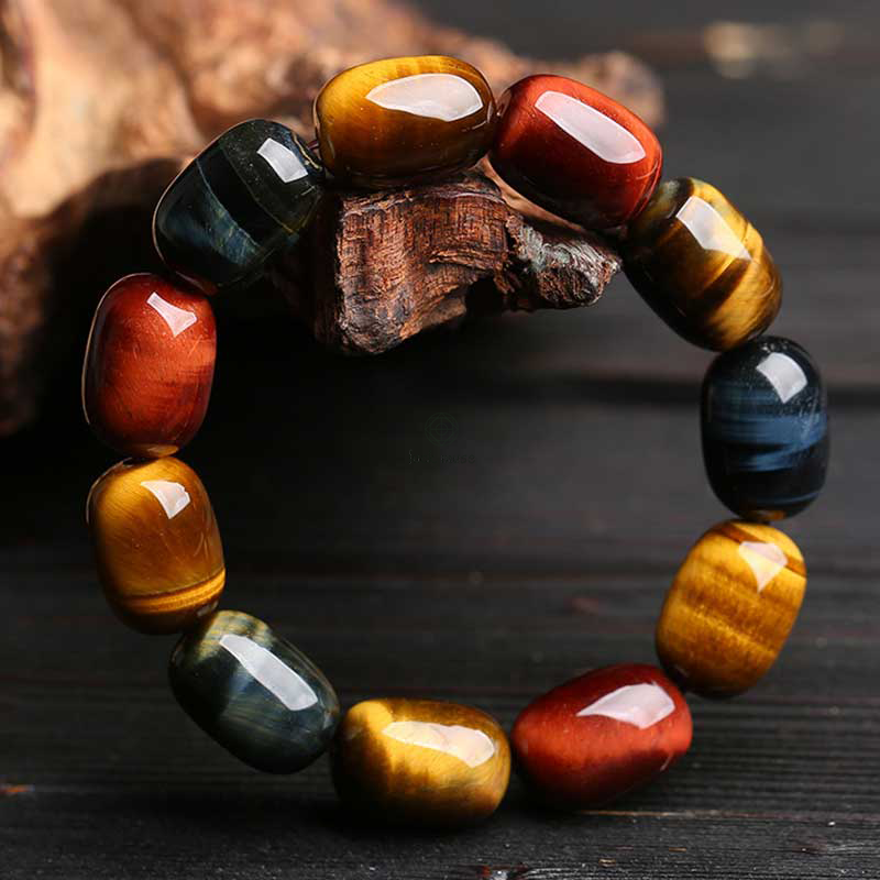 Natural Tiger Eye Healing Protection Bracelet - Luck Muse Shop - Image 6