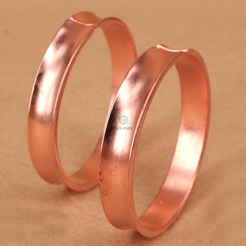 Copper Wealth and Luck Cuff Bracelet - Luck Muse Shop - Image 4