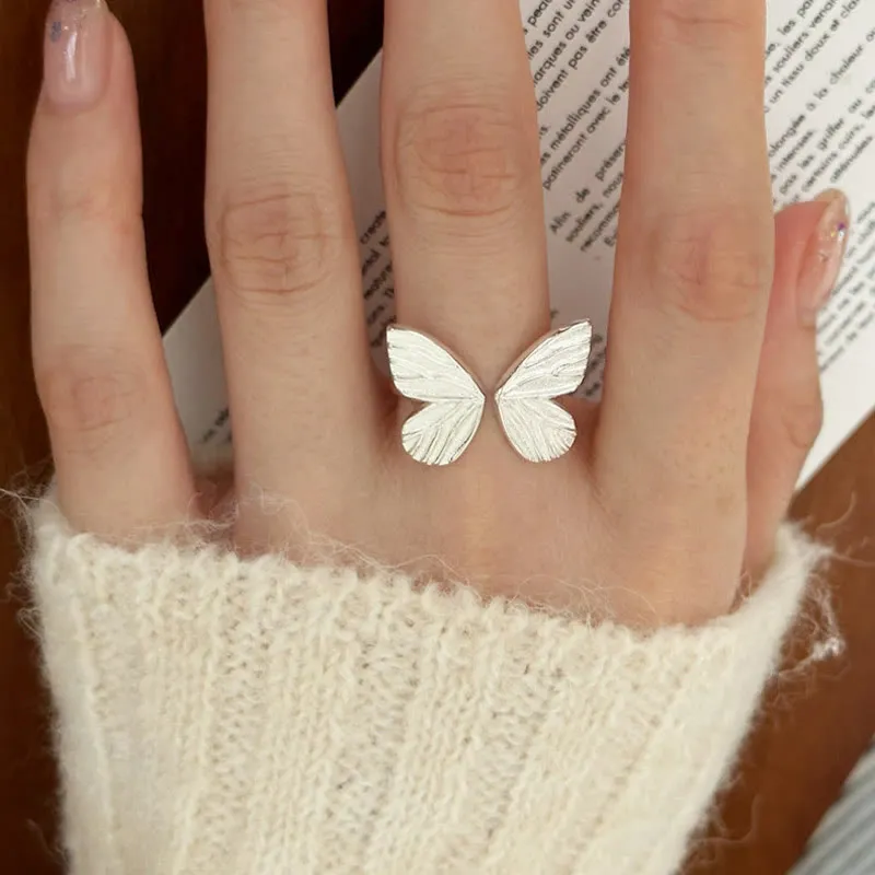 Luck Muse 925 Sterling Silver Butterfly Freedom Ring - Image 8