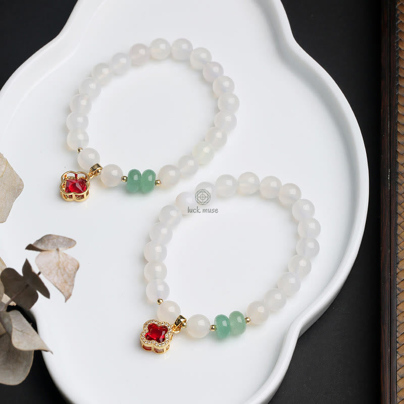 Luck Muse Natural Agate Money Bag Bracelet - Image 10