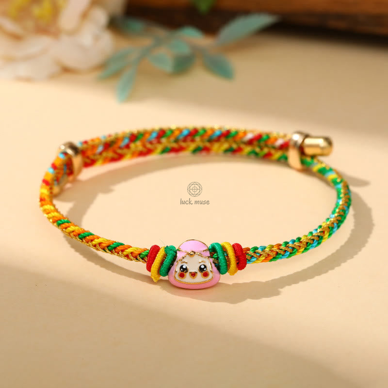 Colorful Zongzi Pattern Luck Muse Bracelet - Handmade Luck Bracelet for Children and Adults - Image 14