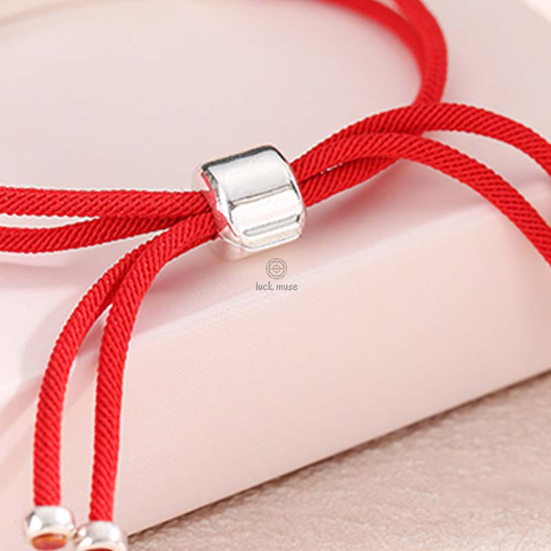 925 Sterling Silver Red String Layered Bracelet by Luck Muse Shop - Image 14