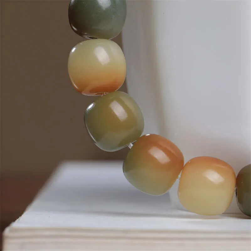 Colorful Bodhi Seed Buddha Bracelet for Peace and Wisdom - Image 5