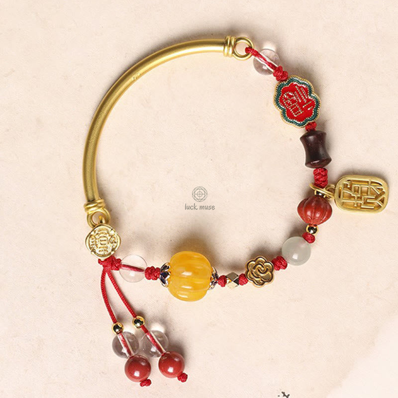 Tibetan Auspicious Clouds Bracelet for Fortune, Happiness, Wealth, and Luck - Image 7