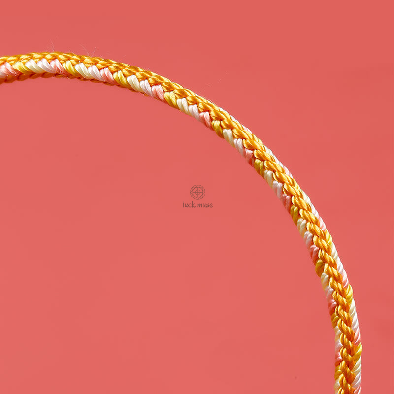 Braided Bracelet: Handmade Year of the Dragon Chinese Zodiac Luck Luck Muse - Image 7