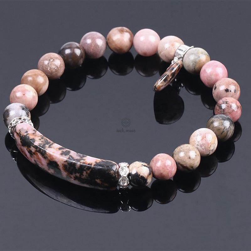 Natural Quartz Love Heart Healing Beads Bracelet - Luck Muse Shop - Image 15