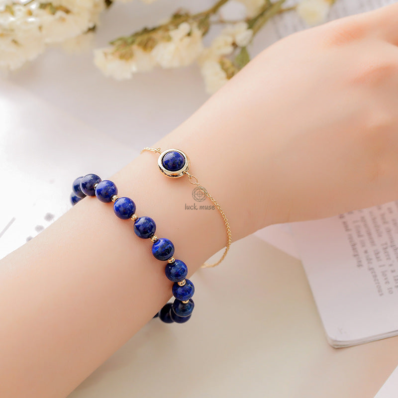 Sun Stone and Strawberry Quartz Crystal Bracelet for Positivity - Image 40