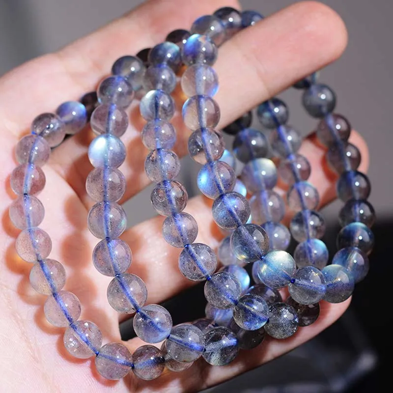Luck Muse Natural Labradorite Healing Bracelet - Image 3