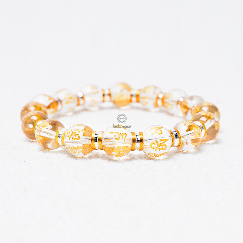 Luck Muse Feng Shui Green Mantra Bracelet - Image 7